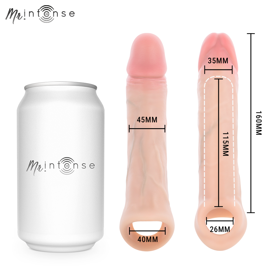 MR INTENSE - ARNOLD L MANCHON PÉNIS VIBRANT ULTRA-RÉALISTE AVEC TÉLÉCOMMANDE 16 CM -Ø- 4,5 CM