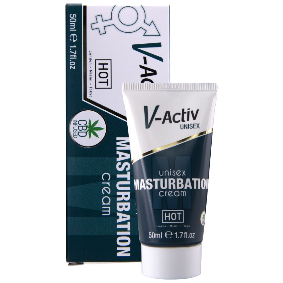 HOT - CRÈME DE MASTURBATION CHAUDE AU CBD UNISEXE 100 ML