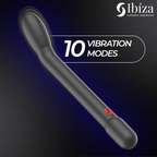 IBIZA - VIBRATEUR POINT G NOIR AVEC VIBRATION