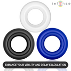 INTENSE - ENSEMBLE DE 3 ANNEAUX PÉNIS DE COULEURS VARIÉES