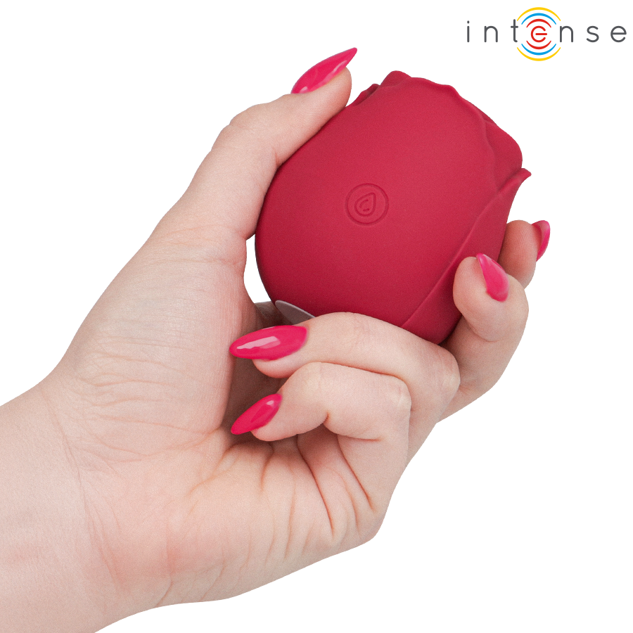 INTENSE - CAMELLIA SUCCION CLITORIALE ROSE PAR WAVES BORDEAUX