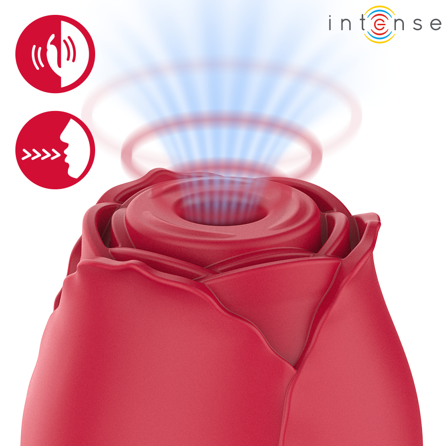 INTENSE - CAMELLIA SUCCION CLITORIALE ROSE PAR WAVES BORDEAUX