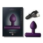 ROCKS-OFF - MINI BAGUETTE RECHARGEABLE 16 FONCTIONS ROSE PIVOINE