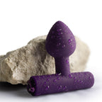 ROCKS-OFF - MINI BAGUETTE RECHARGEABLE 16 FONCTIONS ROSE PIVOINE
