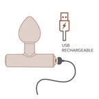 ROCKS-OFF - MINI BAGUETTE RECHARGEABLE 16 FONCTIONS ROSE PIVOINE