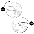 ROMP - ANTITUDE DE SUCCION CLITORIELLE ROTATIVE AVEC OUVERTURE ET FERMETURE ROTATIVES