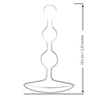 ROMP - AMP PERLES ANALES EN SILICONE FLEXIBLE VIOLETTES 12,5 CM