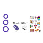 ROMP - REMIX TRIO ENSEMBLE DE 3 ANNEAUX PÉNIS EN SILICONE VIOLETTES