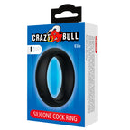 CRAZY BULL - ELIO ANNEAU PÉNAL EN SILICONE NOIR