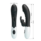 PRETTY LOVE - VIBRATEUR LAPIN NAUGHTY BUNNY 30 FONCTIONS NOIR