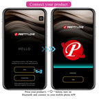 PRETTY LOVE - VIBRATEUR ŒUF À PROFONDEUR KLAY CONTRÔLÉ PAR APPLICATION VIOLET