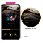 PRETTY LOVE - VIBRATEUR ŒUF À PROFONDEUR KLAY CONTRÔLÉ PAR APPLICATION VIOLET