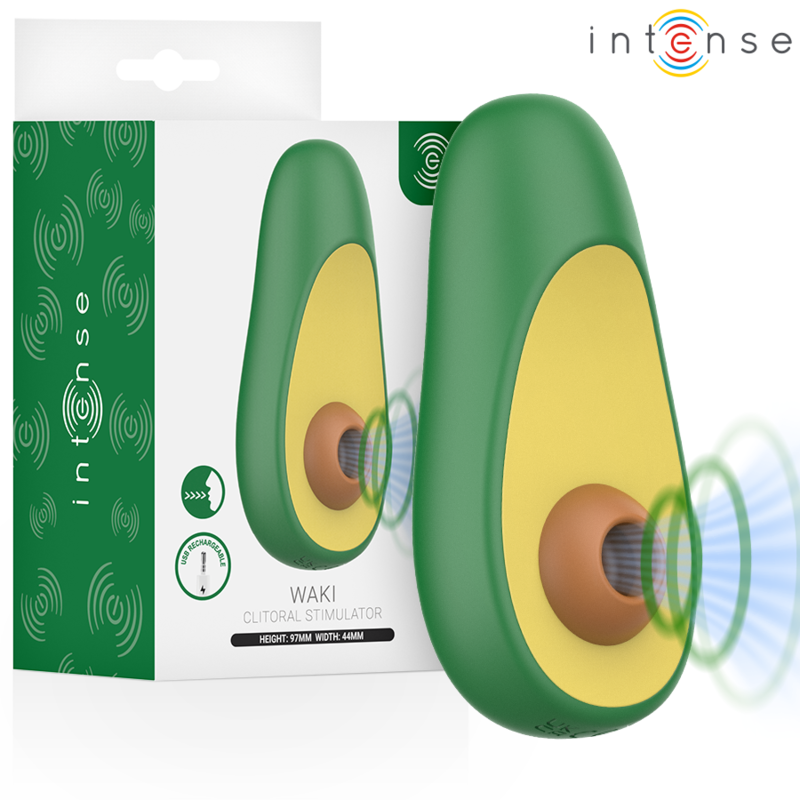 INTENSE - WAKI STIMULATEUR DE SUCCION CLITORIALE AVOCADO