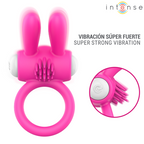 INTENSE - ANNEAU PÉNIS VIBRANT HOPPS AVEC STIMULATION CLITORIALE ROSE
