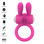 INTENSE - ANNEAU PÉNIS VIBRANT HOPPS AVEC STIMULATION CLITORIALE ROSE