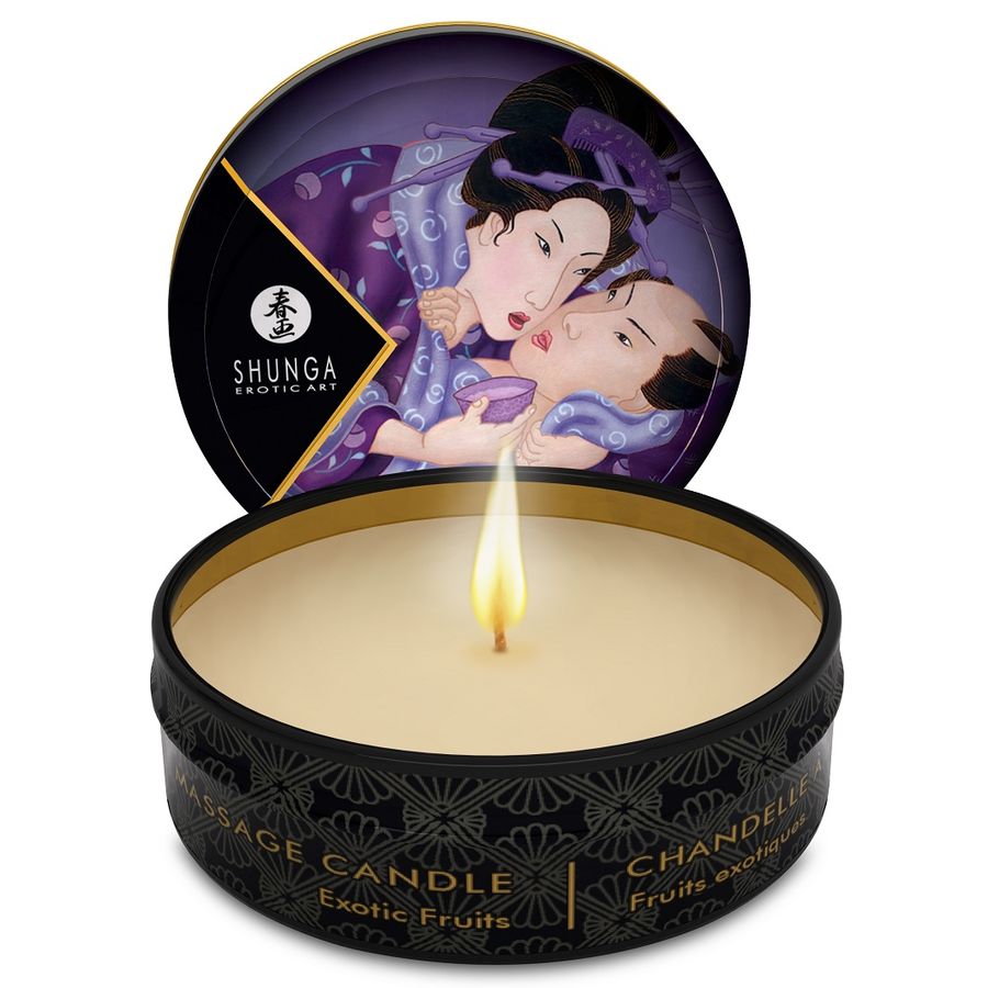 SHUNGA - MINI CARESSE À LA BOUGIE PRÉSENTOIR BOUGIES DE MASSAGE 24 UNITÉS