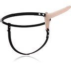 FETISH SUBMISSIVE HARNESS - VIBRATEUR SILICONE FLESH 15 CM