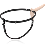 FETISH SUBMISSIVE HARNESS - VIBRATEUR SILICONE FLESH 15 CM