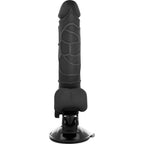 BASECOCK - VIBRATEUR RÉALISTE TÉLÉCOMMANDE NOIR 18.5 CM -O- 4CM