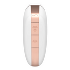 SATISFYER - STIMULATEUR ET VIBRATEUR AIR LOVE TRIANGLE BLANC