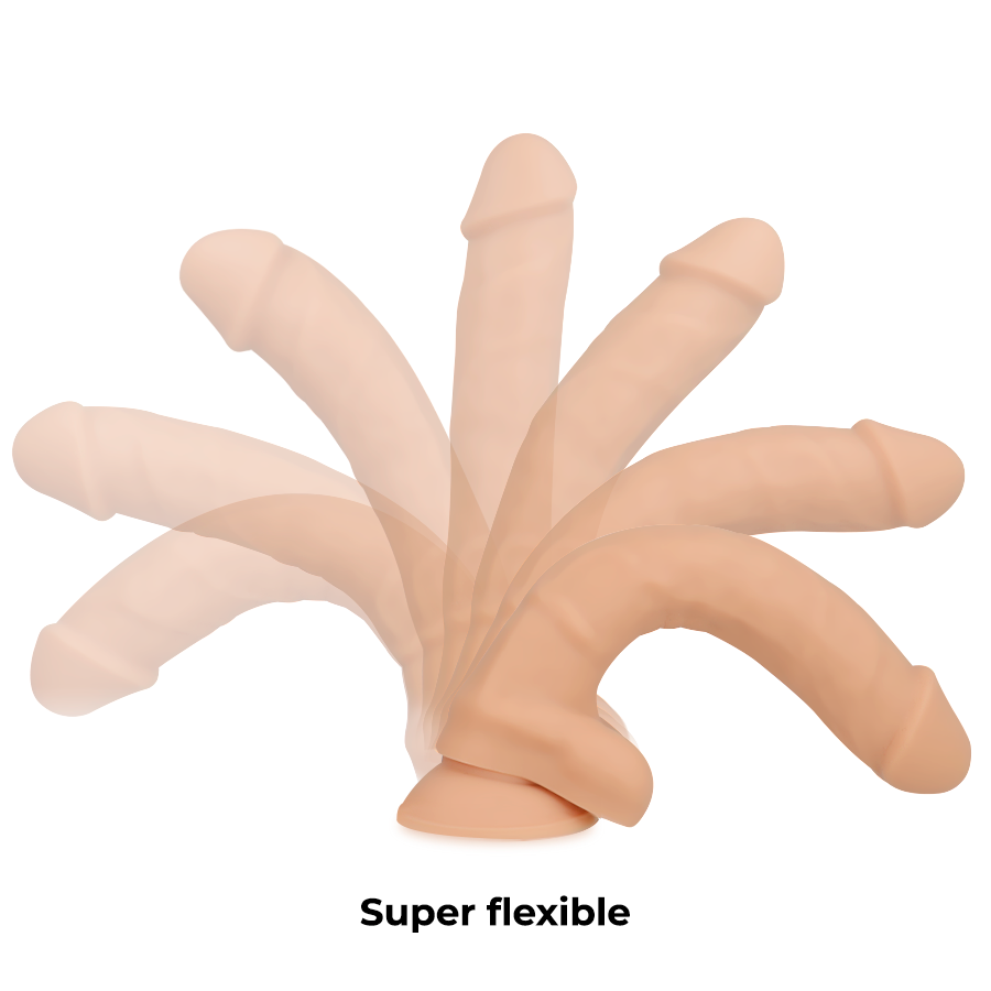 COCK MILLER - GODE RÉALISTE SILICONE DENSITÉ ARTICULABLE CHAIR 18 CM